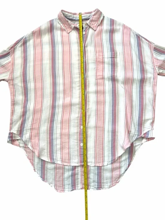 Anthropologie Pilcro & the Letterpress The Bo Boyfriend Buttondown Shirt Sz XS/S - Picture 15 of 15